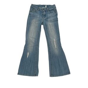 Sideout Distressed Flare Jeans Size 10 Girl’s
